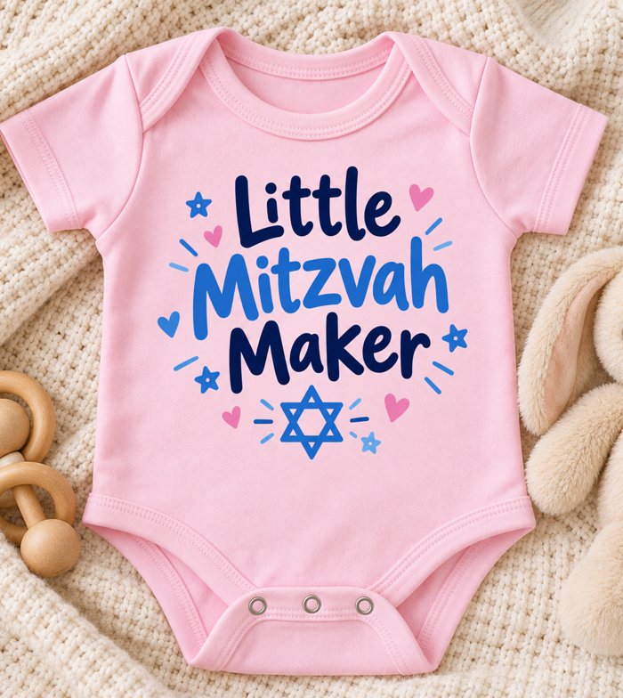Little Mitzvah Maker Onesie